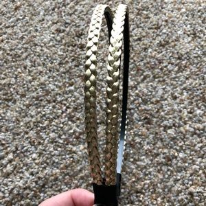 Gold braided headband